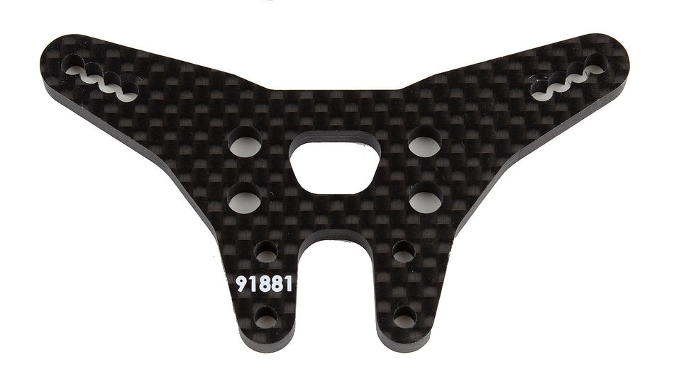 Team Associated B6.3 B6.4 Rear Shock Tower Carbon Fiber Gullwing Wide ASC91881 91881 image 0