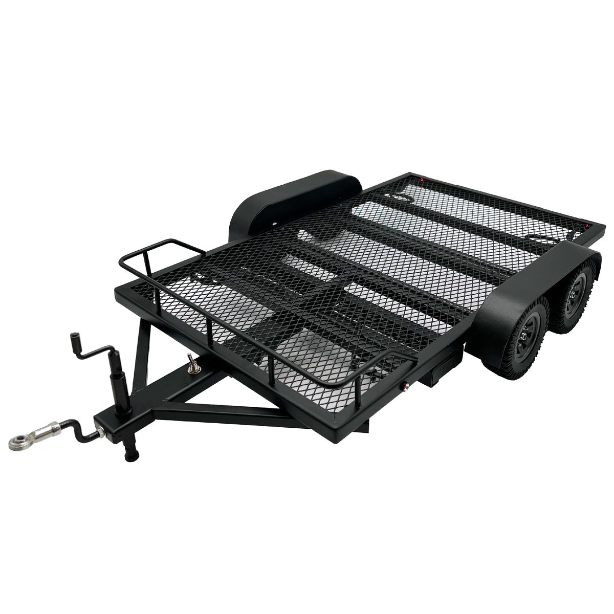 Bold RC 1/10 Scale Black Full Metal Car HaulerTrailer with LED Lights BOL5010 image 1