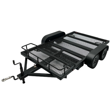 Bold RC 1/10 Scale Black Full Metal Car HaulerTrailer with LED Lights BOL5010 image 1