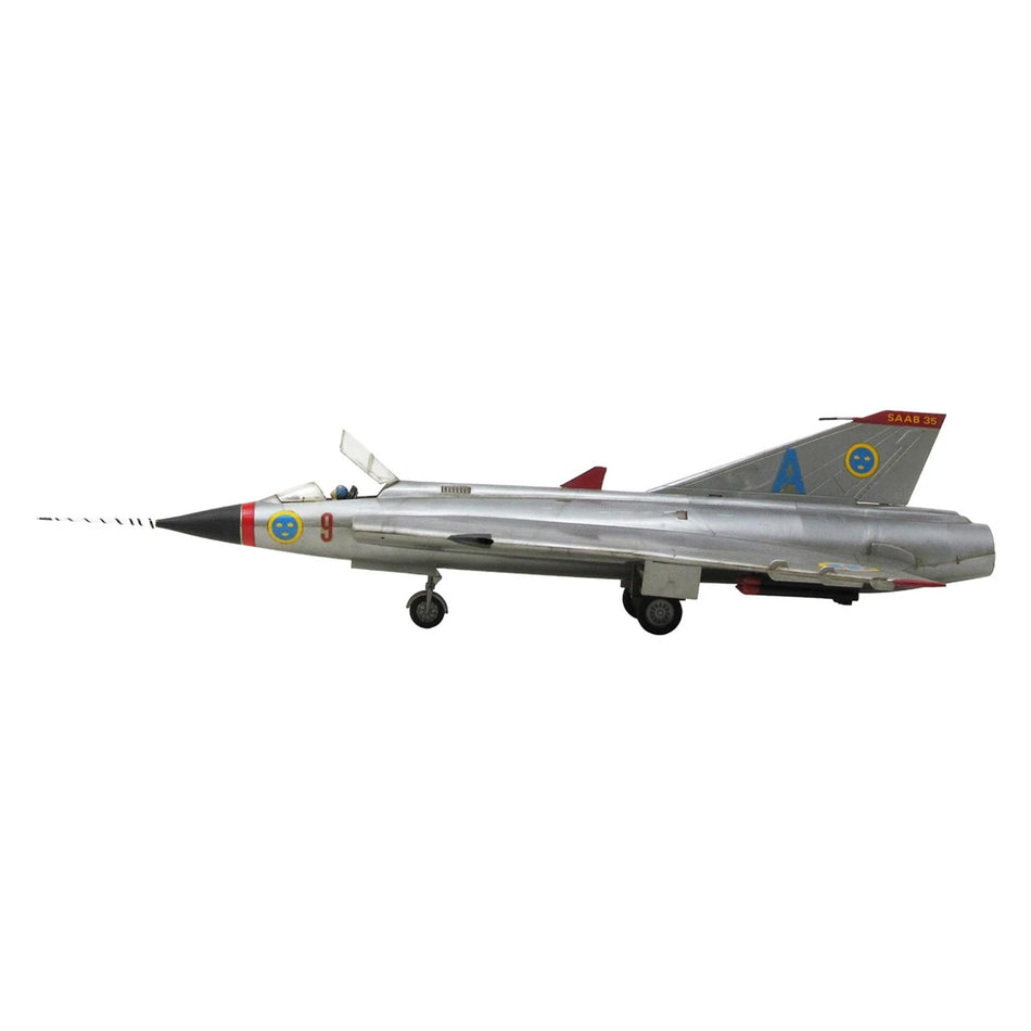 Atlantis 1/48 J-35 Draken Supersonic Fighter Jet w/ Missiles Plastic Model Kit L570