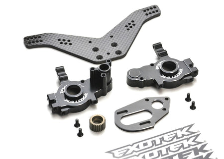 Exotek TLR 22 5.0 Aluminum Drag Gear Box (Case, Tower, Plate, Gear) EXO2088 2088 image 1