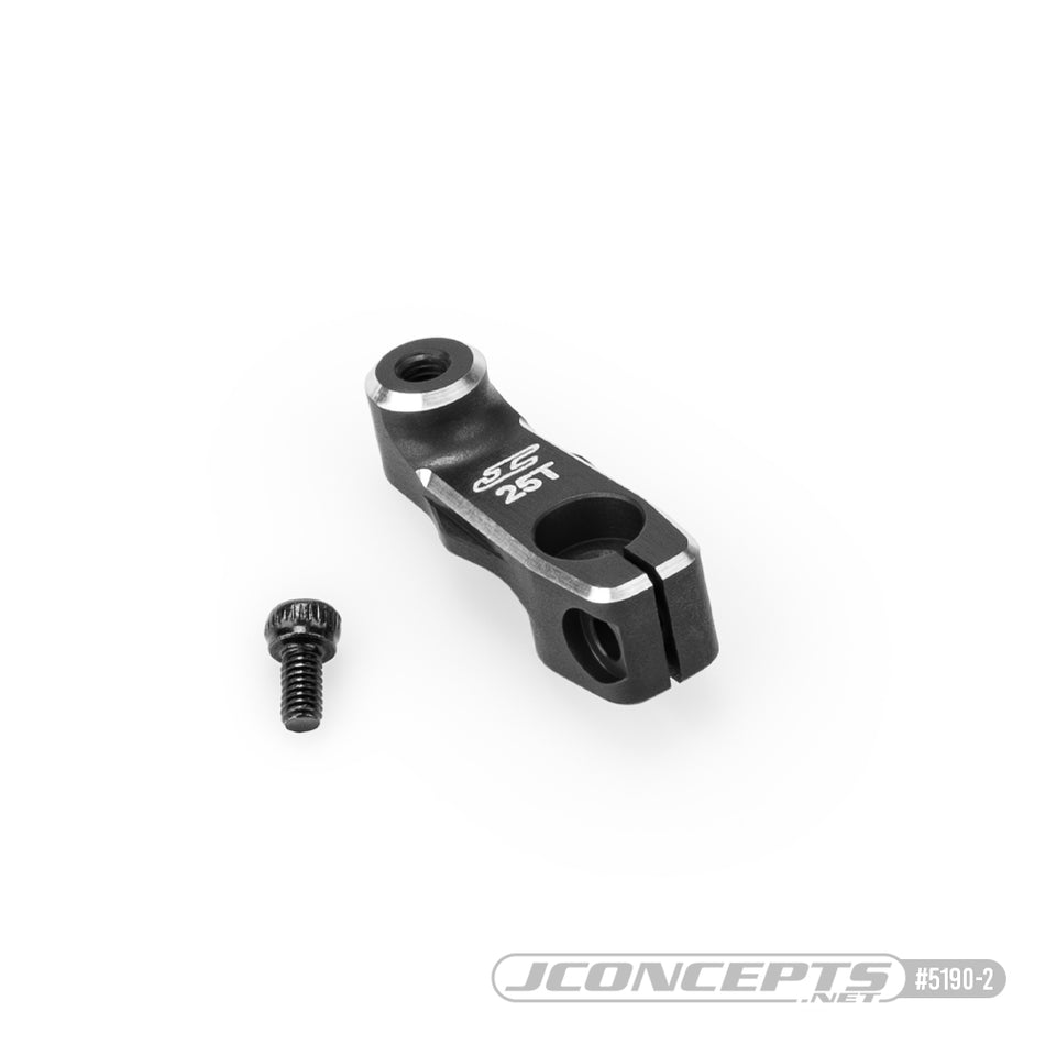 Jconcepts Aluminum Clamping Servo Horn 25t Black for Associated B7 B7D 51902 image 0