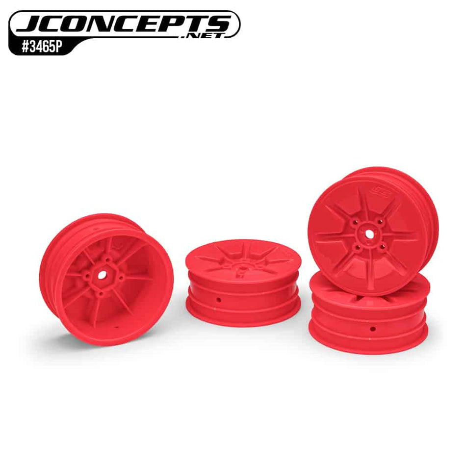 Jconcepts Pioneer Front 2wd 2.2 Buggy Wheel PINK for B7/B7D (AE offset) 3465P image 0
