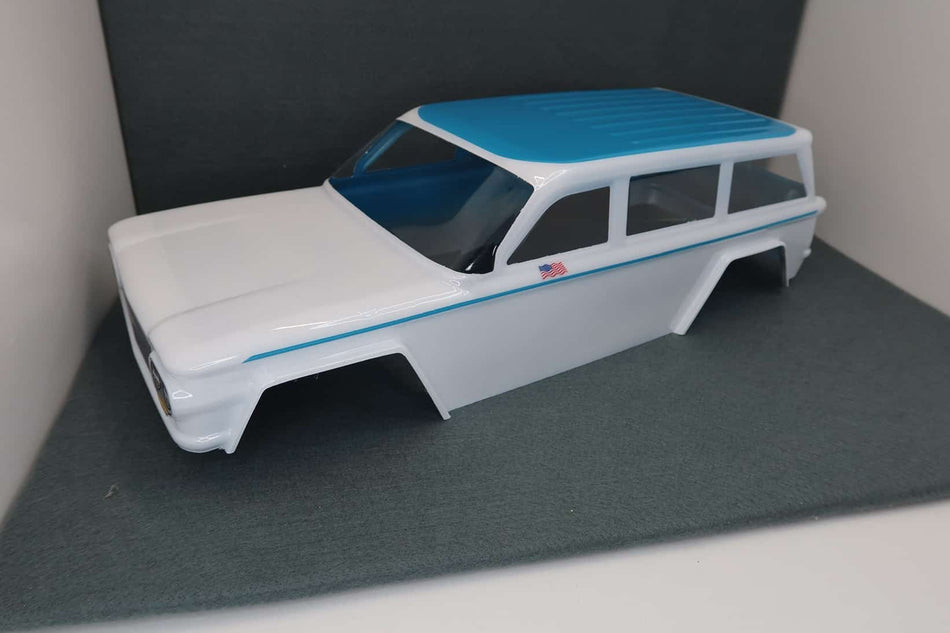 New Custom Painted Body Jconcepts 1961 Corvair Lakewood Crawler 12.3" WB Body image 0