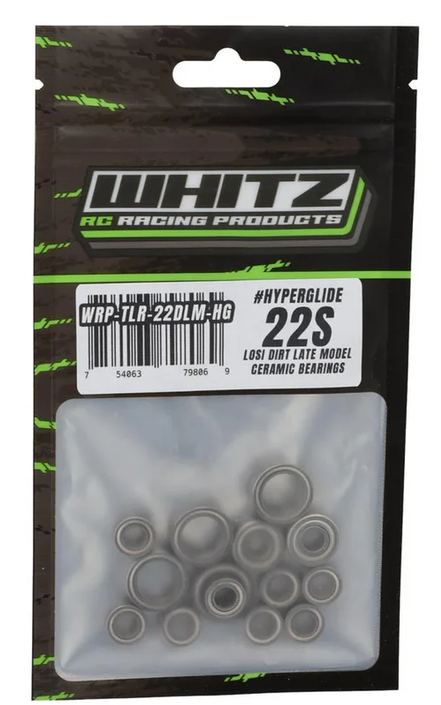 Whitz Racing HyperGlide Ceramic Bearing kit for Losi 22s DLM (Dirt Late Model)