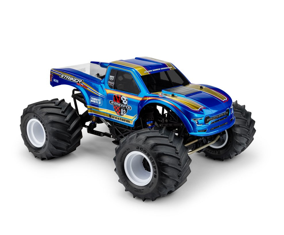 Jconcepts 2020 Ford Raptor Monster Truck Body fits 12.5" to 13.0" Wheelbase 0423 image 0