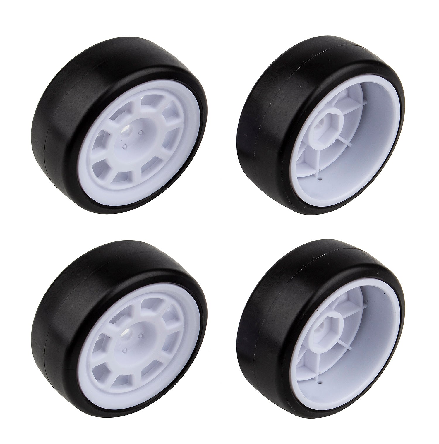 Team Associated Ford Hoonicorn Wheels &amp; Tires Drift Set of Four 12mm Hex 31900 image 0