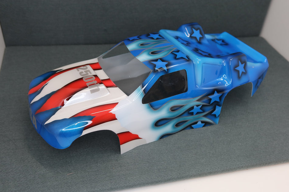 Ron's Reserve Custom Airbrush Painted Body Team Associated RC10T Stadium Truck