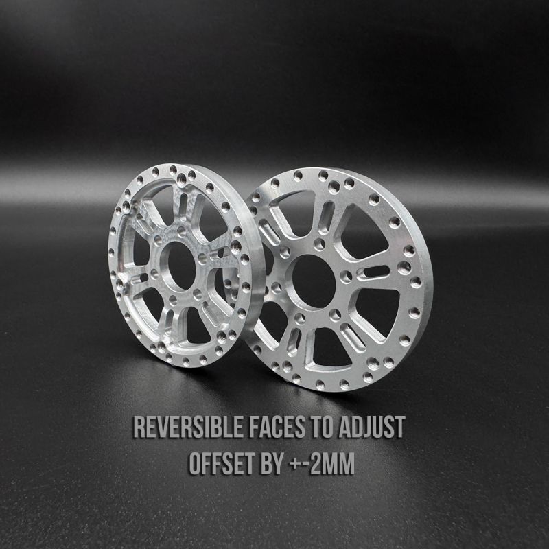 Reefs RC Blades 1.9 Beadlock Wheels w/ Reef Hubs &amp; Rings (2pk) REEFS205 SEHREEFS205 image 2
