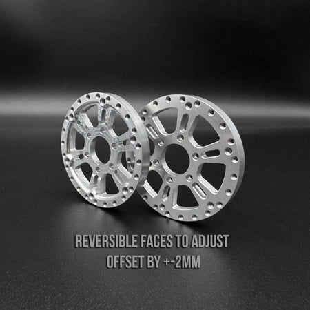 Reefs RC Blades 1.9 Beadlock Wheels w/ Reef Hubs &amp; Rings (2pk) REEFS205 SEHREEFS205 image 2