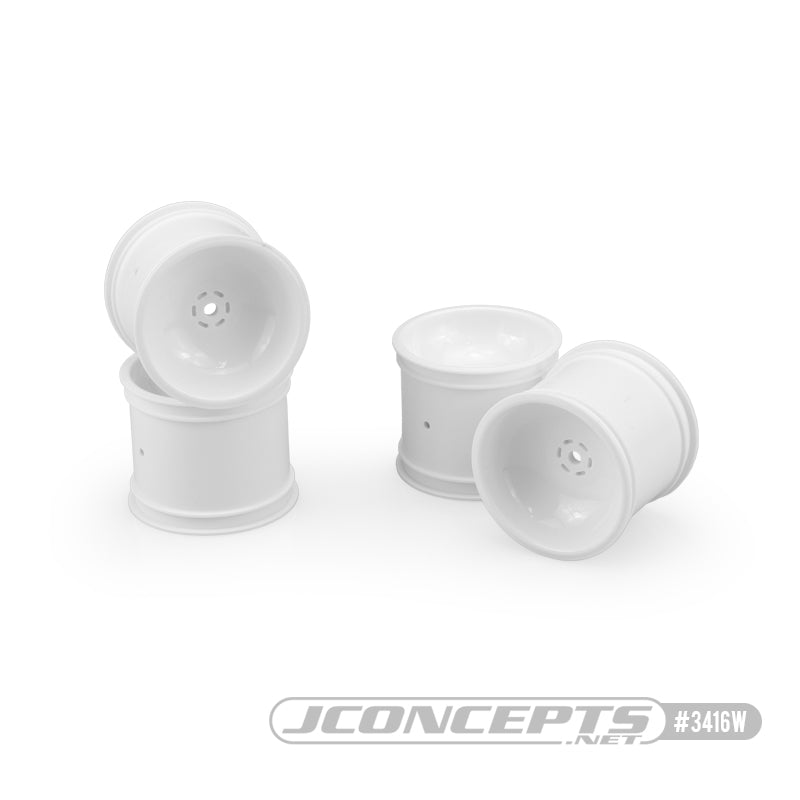 JConcepts Super Dish 2.2 Rear Wheel Traxxas Rustler Stampede White 3416W image 0
