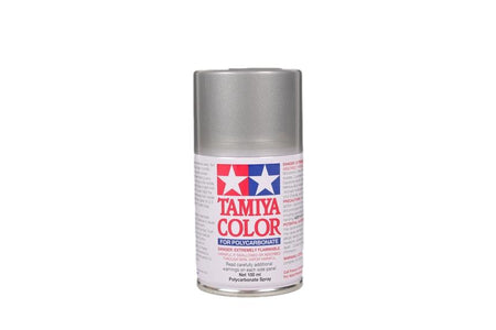 Tamiya Polycarbonate Lexan Paint PS-36 Translucent Silver Spray TAM86036 86036 image 0