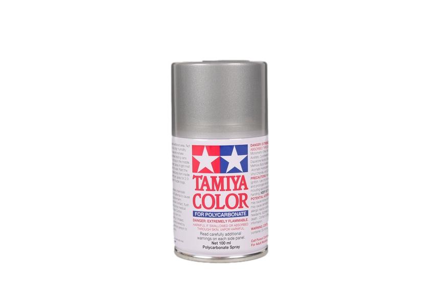 Tamiya Polycarbonate Lexan Paint PS-36 Translucent Silver Spray TAM86036 86036 image 0
