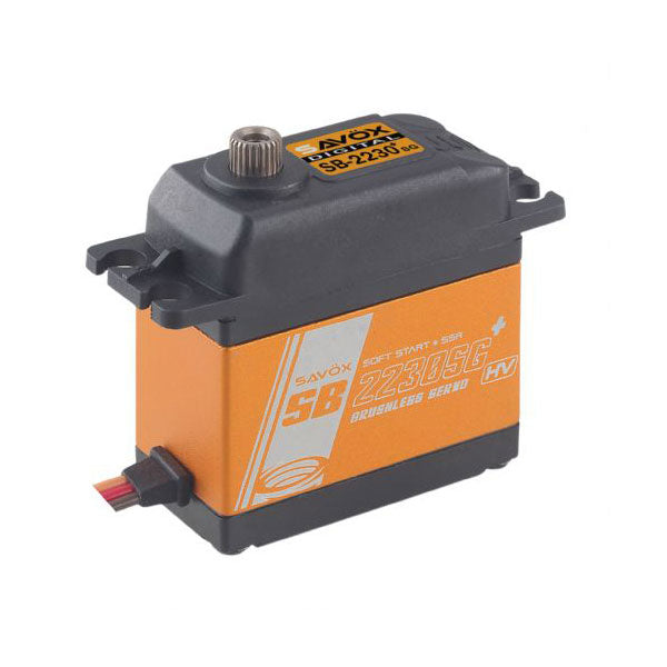 Savox SB-2230SG Plus Monster Torque Brushless 8.4v Tall Servo w/Soft Start image 0