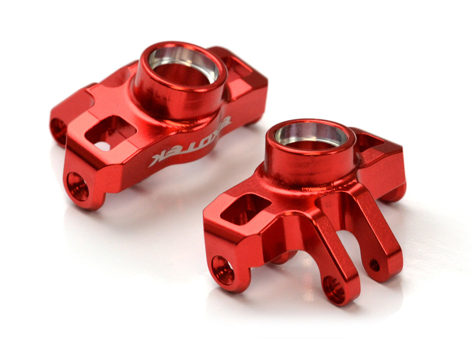Exotek Front Aluminum Steering Hubs for Arrma Typhoon or Granite GROM 2275 image 0