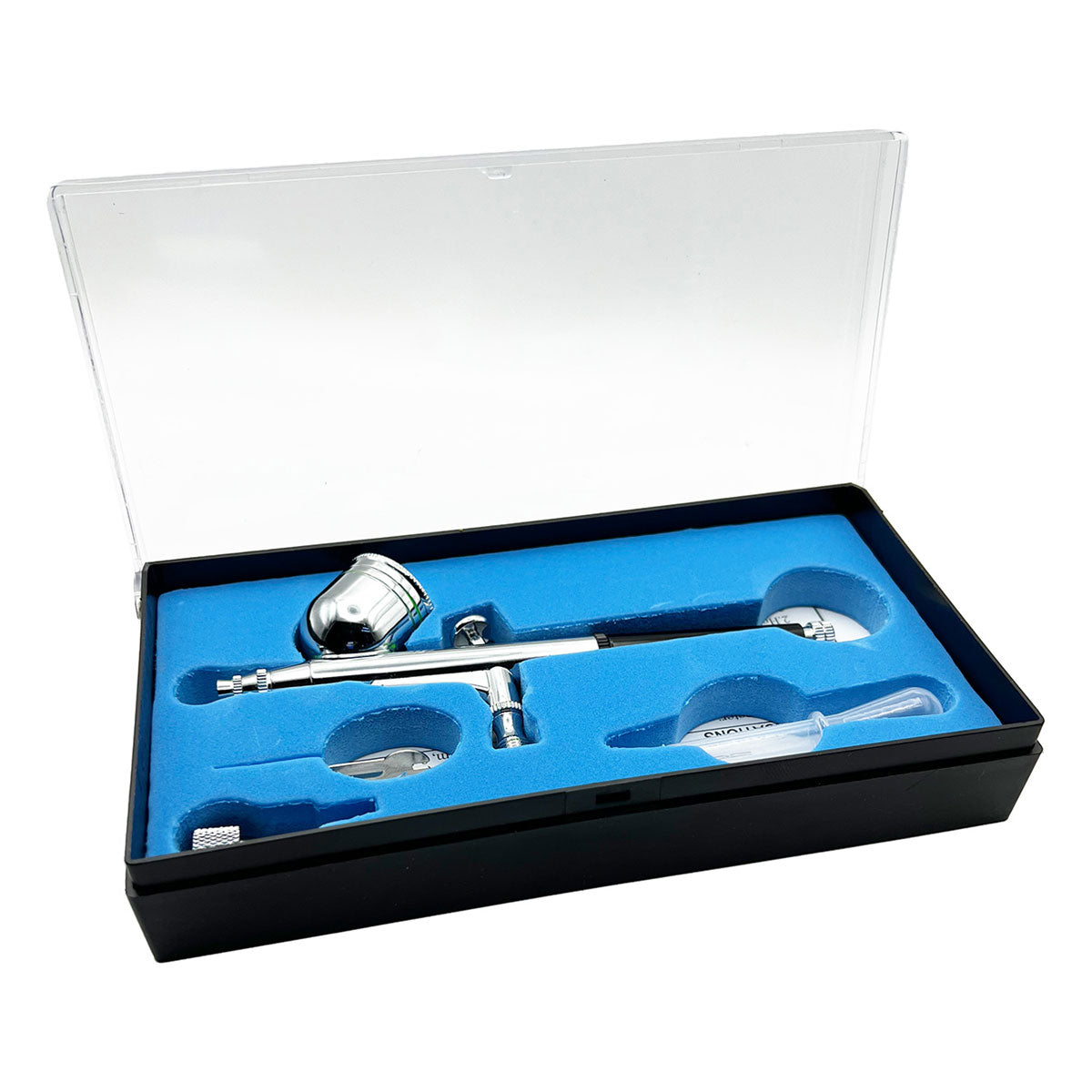 Spaz Stix Dual Action Gravity Feed Airbrush w/Storage Case SZX50000A image 1