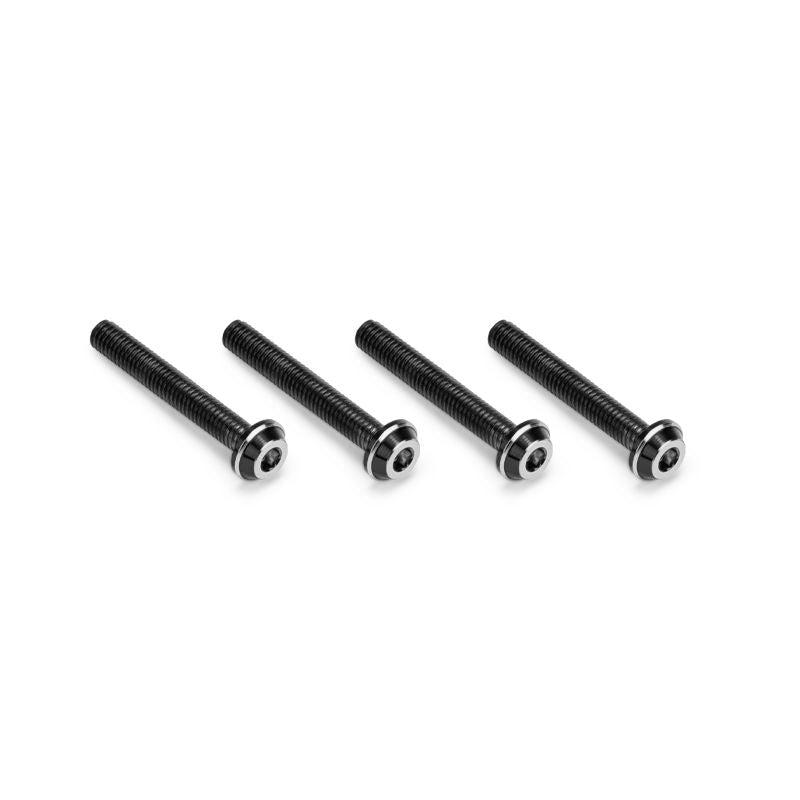 Jconcepts 3x24mm Top Hat Titanium Screw Black 4pc JCO51442 51442 image 0