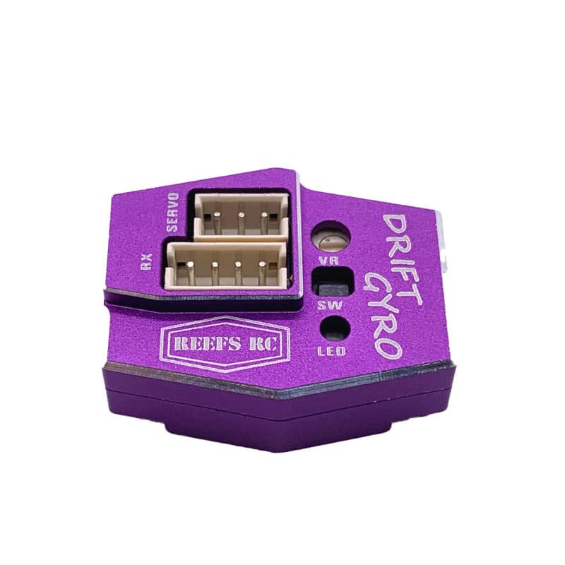 Reefs RC Drift Gyro for 1/10 and Mini Scale RC Drift Cars Purple REEFS144 image 0