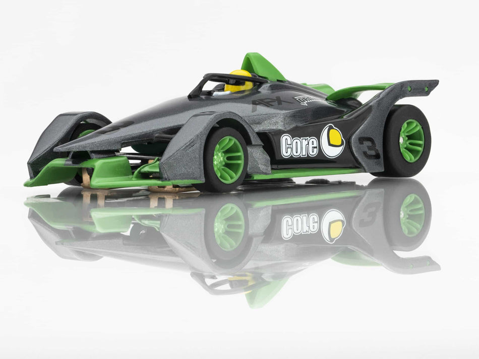 AFX Formula N #3 Silver/Green HO Scale Slot Car 22064 image 0