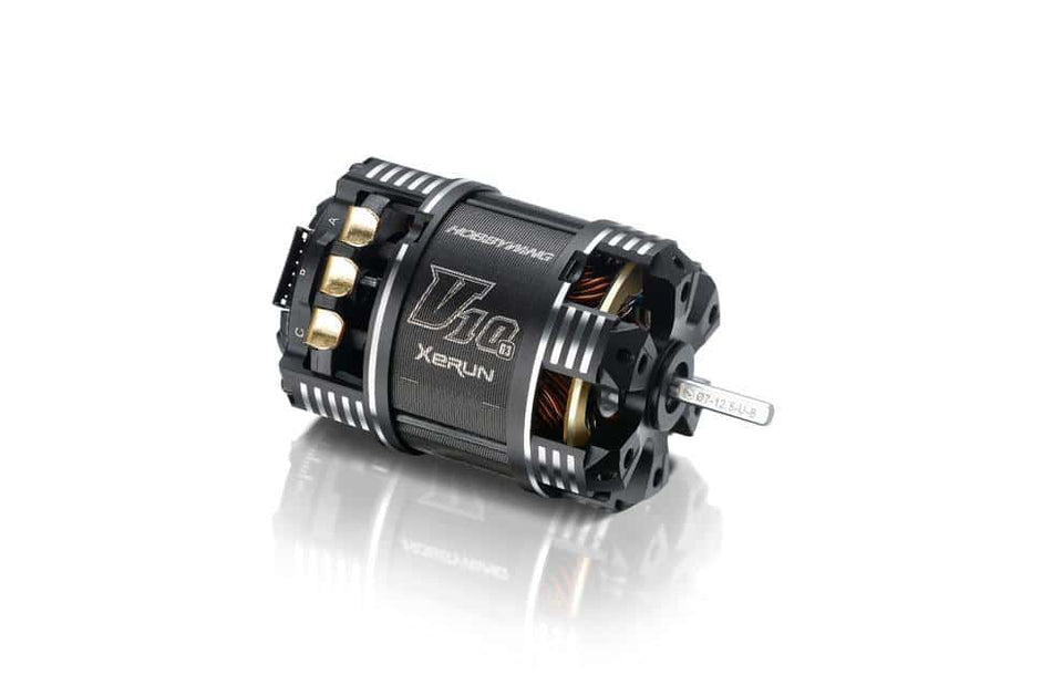 Hobbywing XeRun V10 G3 5T (5.0 Turn) Sensored Brushless Motor (6500kv) 30401116 image 0