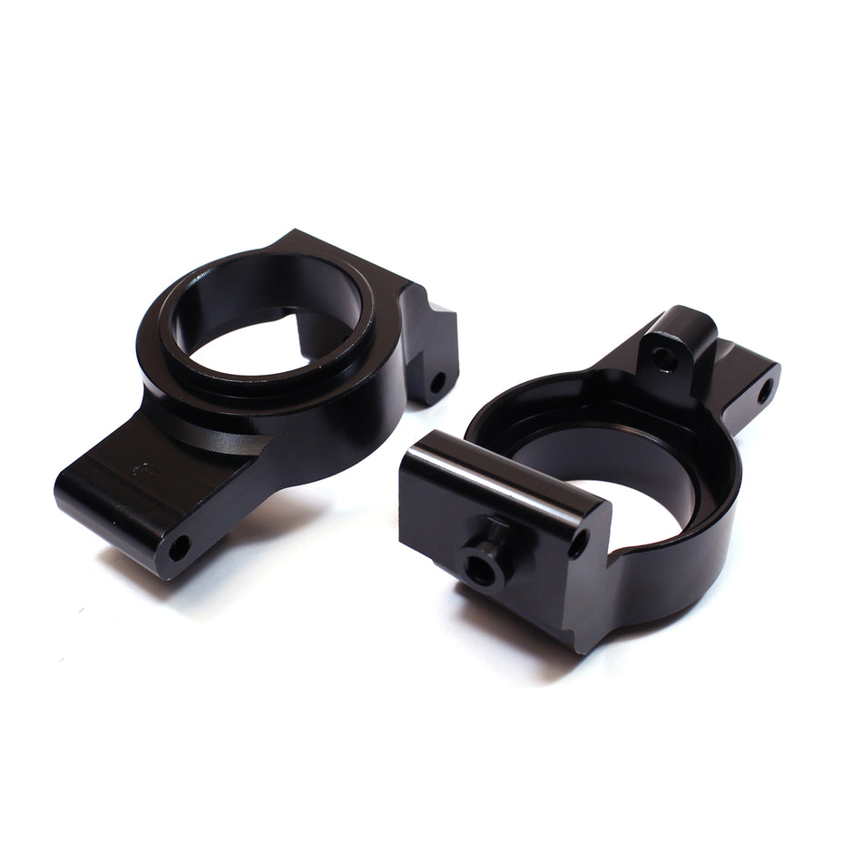 Racers Edge Traxxas X-Maxx Aluminum Front Hub Carrier Set (2) Black RCE1901BK image 0