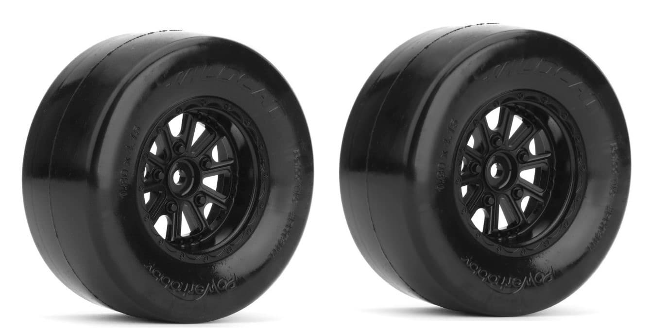 Powerhobby Wildcat BELTED Rear Mounted 2.2"/3.0" Drag Racing Tires (2) Soft image 0