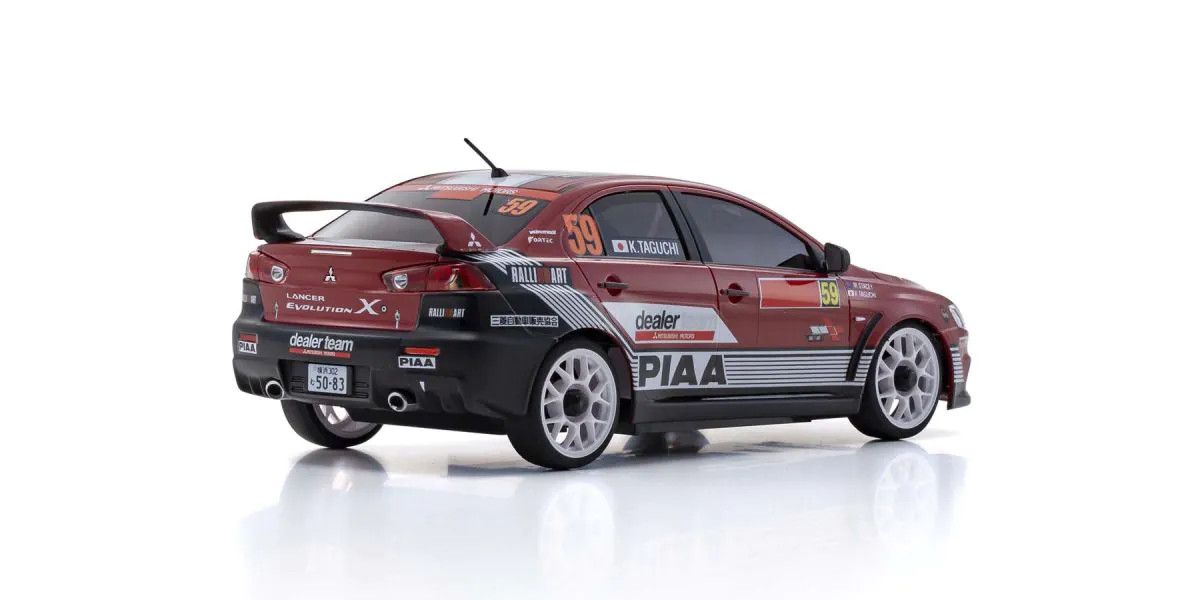 Kyosho Mitsubishi Motors Dealer PWRC 2008 Lancer Evo X Mini-Z Autoscale Body image 1
