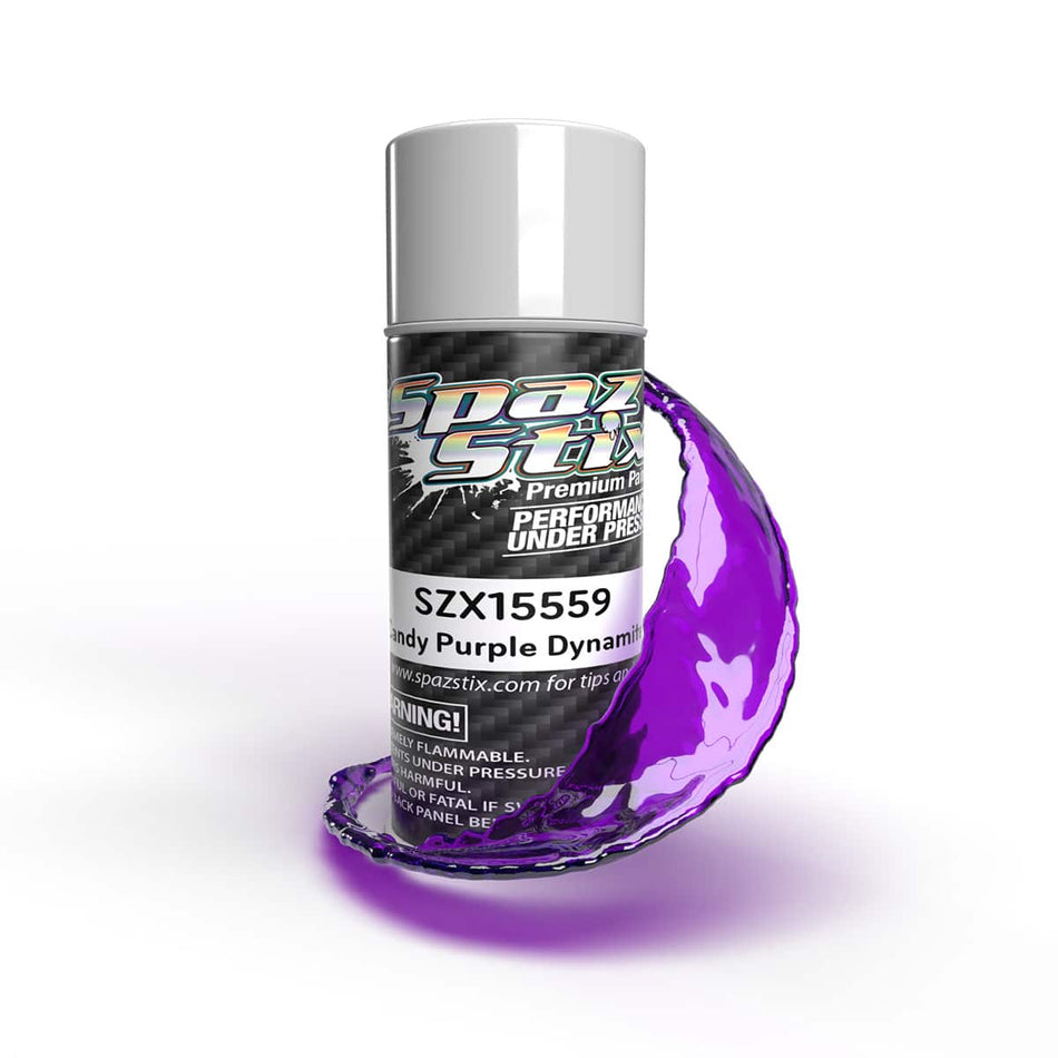 Spaz Stix Candy Purple Dynamite Paint 3.5oz Can SZX15559 15559 image 0