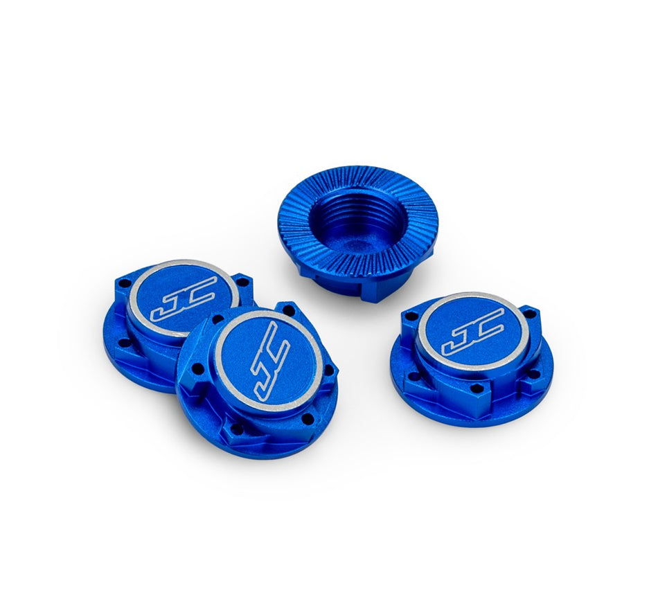 Jconcepts 17mm Punisher "Clutch" Wheel Nut (4p) Blue for 1/8th Off-Road 50211 image 0