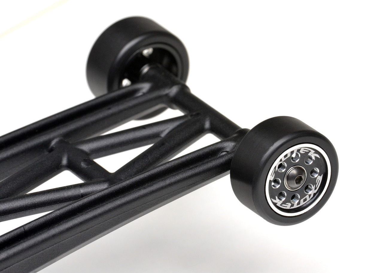 Exotek Losi TLR 22s Drag Wheelie Bar Wheels CNC Alloy/Delrin EXO2027 2027 image 1
