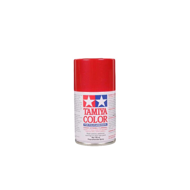Tamiya Polycarbonate Lexan Paint PS-15 Metallic Red 100ml Spray TAM86015 86015 image 0