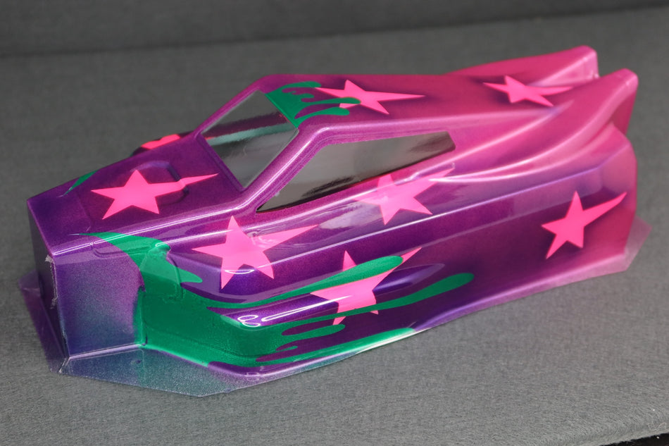New Custom Painted Body for Losi TLR 22X-4 &amp; 22x-4 Elite Buggy image 0