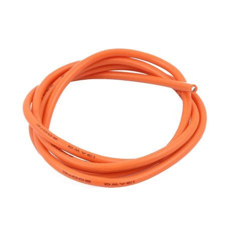 Orange 13awg Silicone Wire for RC Vehicles 3 feet (3′) image 0