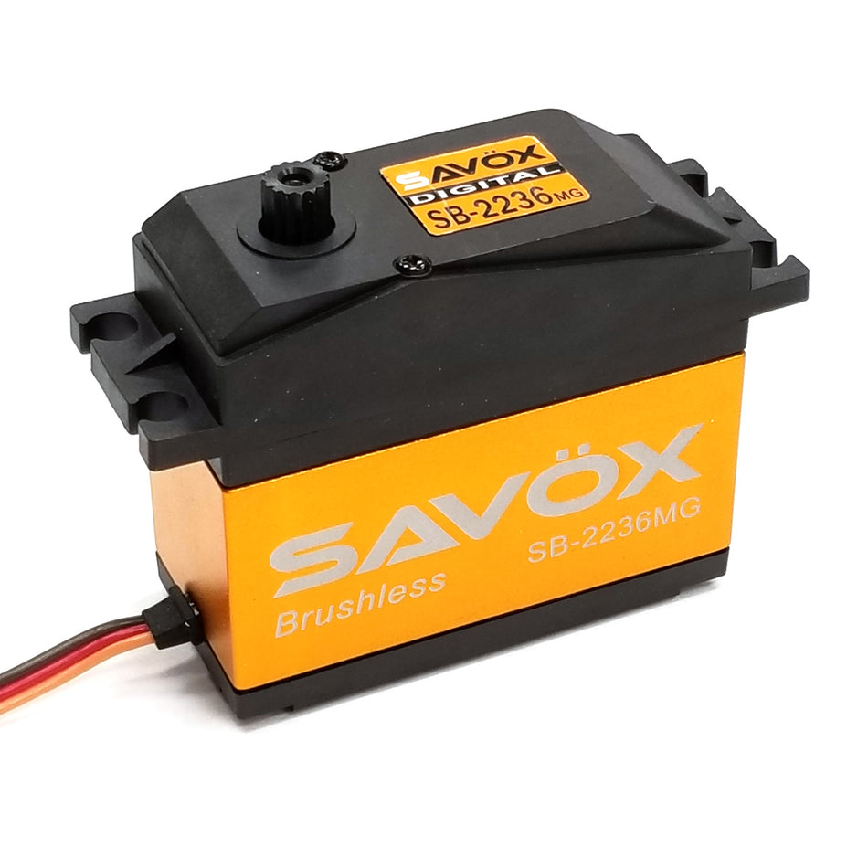 Savox SB-2236MG High Voltage 1/5 Scale Brushless Digital Servo .13sec / 555oz image 0
