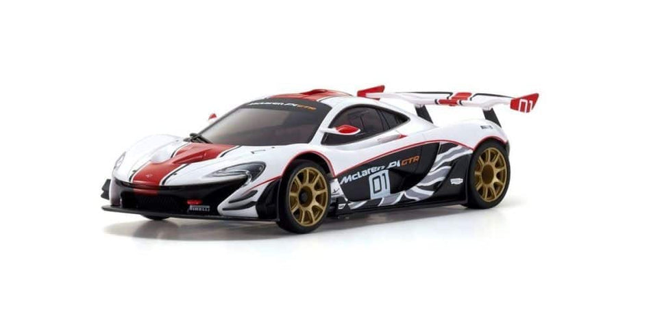 Kyosho Mini-Z ASC MR-03W-MM McLaren P1 GTR White / Red Body MZP253WR image 0