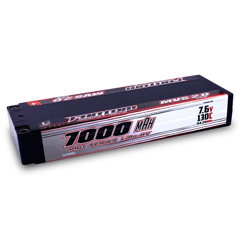 Fantom MVS 2.0 7000mah 130C 7.6v Pro HV Graphene LiHV Lipo Battery FAN25138 image 0