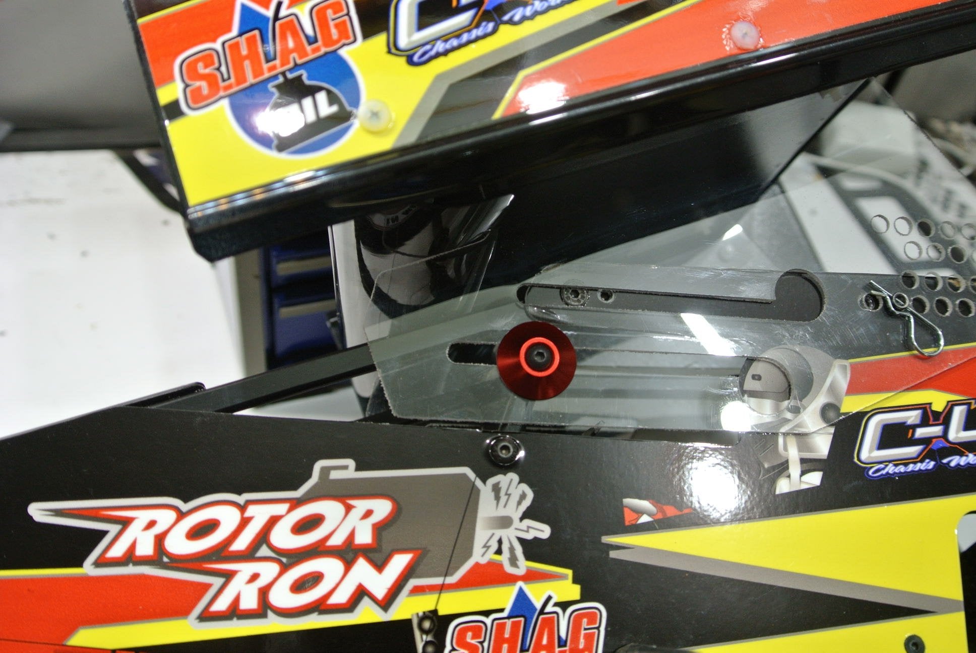 Aluminum Sprint Car Wing Mount Buttons (2pc) for 1/10 Scale image 1