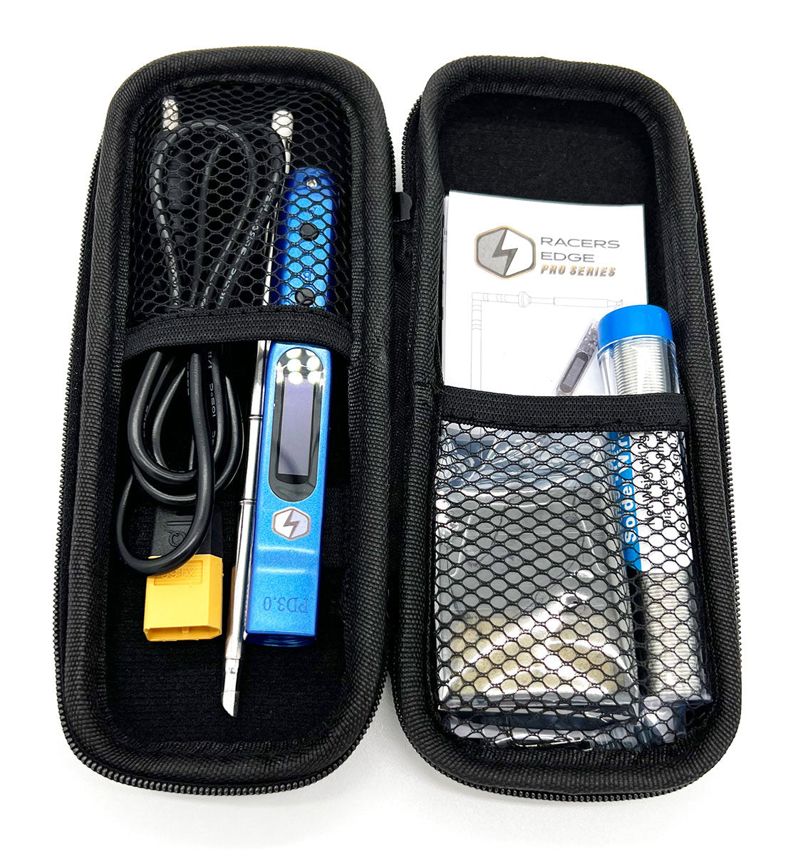 Racers Edge PRO Portable Soldering Iron Kit Complete w/Carry Case RCEPRO7040 image 0