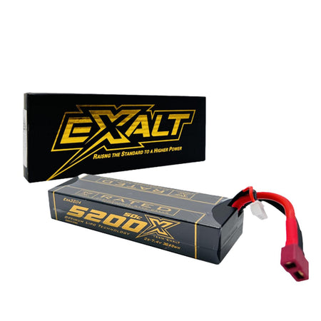 Team Exalt X-Rated 5200mah 50c 2s 7.4v Stick Lipo Battery Deans Mudboss EXA3204 image 0