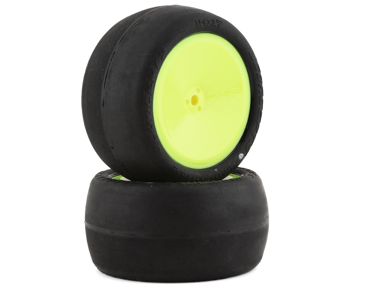 Jconcepts Smoothie 2 Silver PreMount Tires on 3348Y 2wd 4wd Buggy Rear 40172691 image 0
