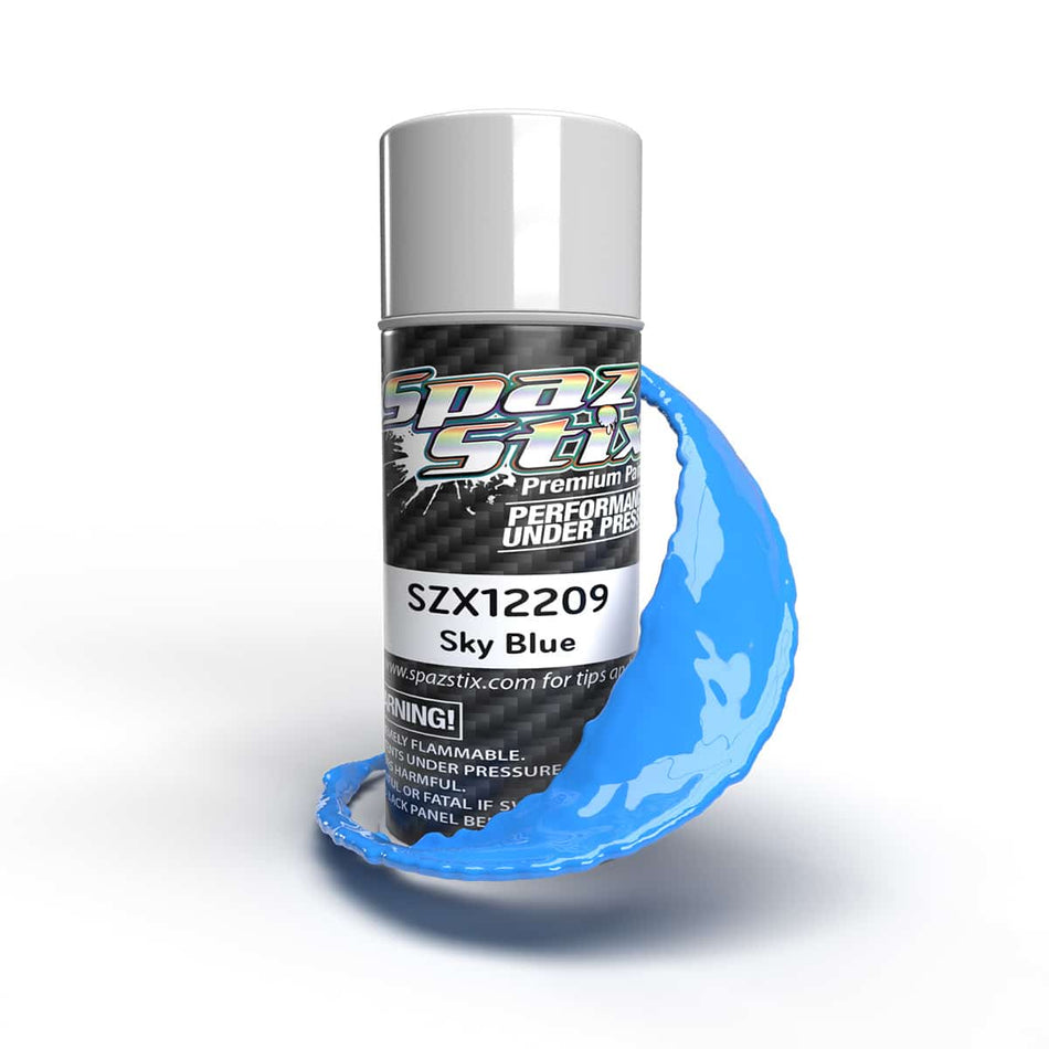 Spaz Stix Solid Sky Blue Paint 3.5oz Can SZX12209 12209 image 0