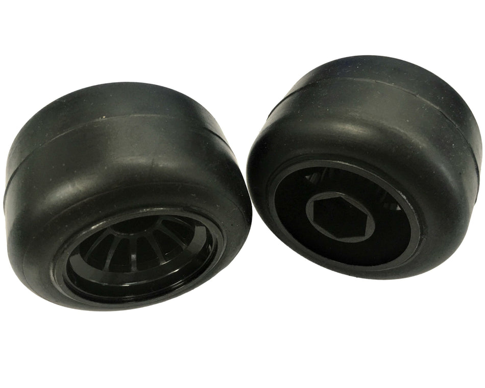 Gravity RC G-Spec Rear F1 Tires (2pc) Mounted on Wheels GRC139R image 0
