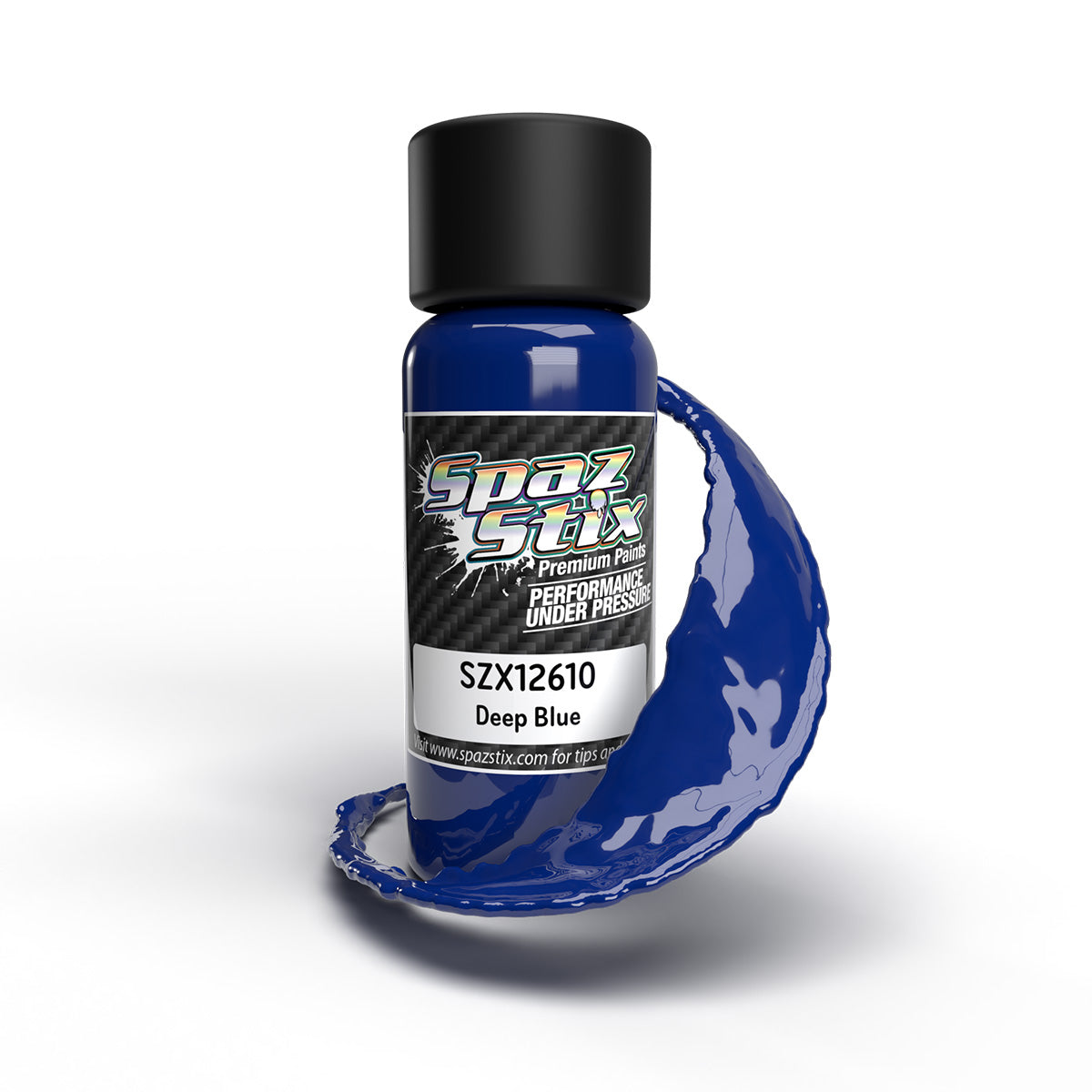Spaz Stix Deep Blue Airbrush Ready Paint 2oz Bottle SZX12610 image 0