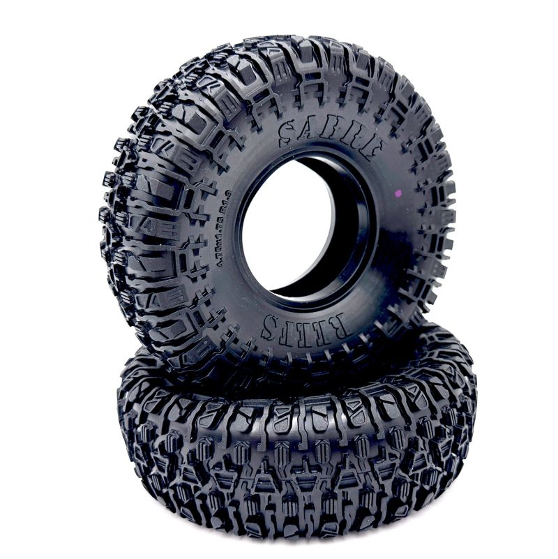 Reefs RC Sabre Rock CrawlerTires XP PINK (2) 1.9 wheels (4.75" tall) REEFS252