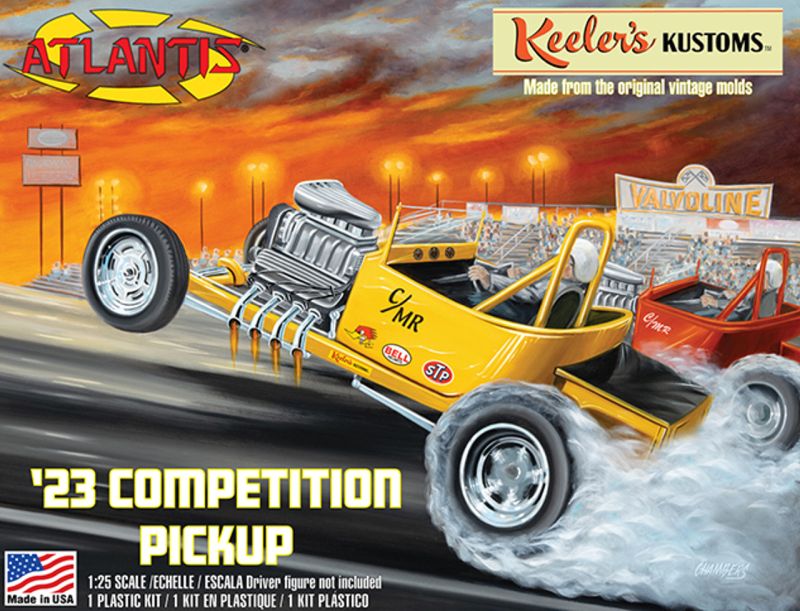 Atlantis 1/25 Keelers Kustom's Competition T Roadster Plastic Model Kit 13104 image 0