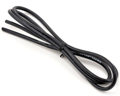 Tekin 12awg Silicon Flex Wire Silicone (Black) 3 feet (3′) TT3013 image 0