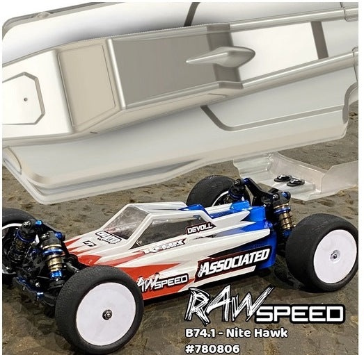 Raw Speed Nitehawk V2 Body for Associated B74.1 B74.1D B74.2 B74.2D Buggy 780806LW 780806 image 0