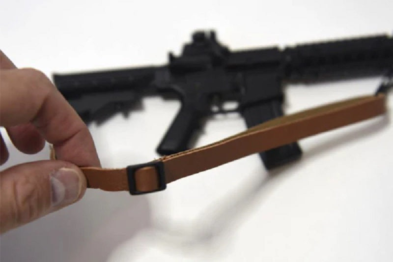 GoatGuns Mini Adjustable Sling Leather for 1/3 Scale AR & AK DieCast Models