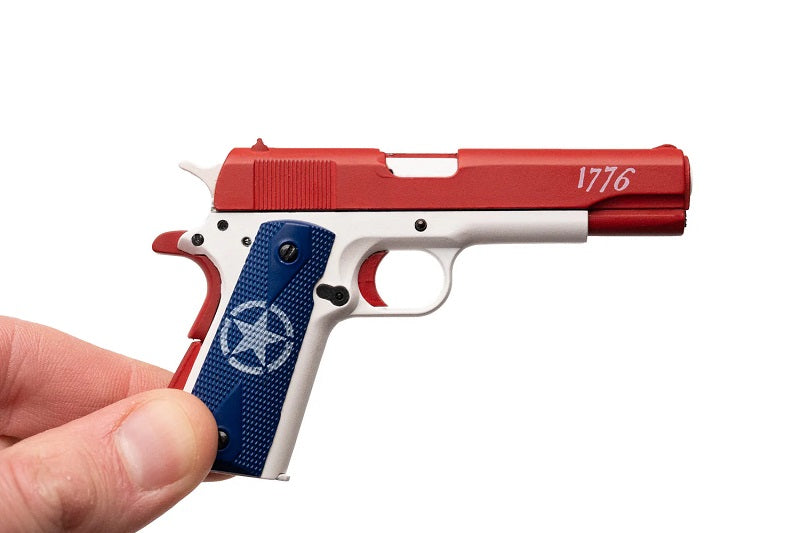 GoatGuns 1/2.5 Scale Die Cast 1911 Model Pistol USA We The People GOA1911-USA image 1