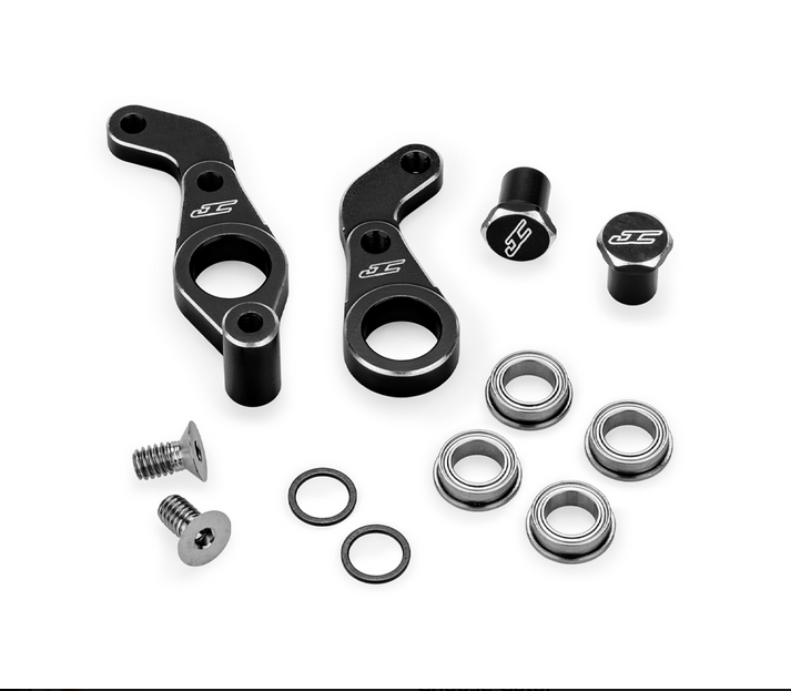 Jconcepts Steering Bellcrank Kit Black for Team Associated RC10 - RC10T 5286-2